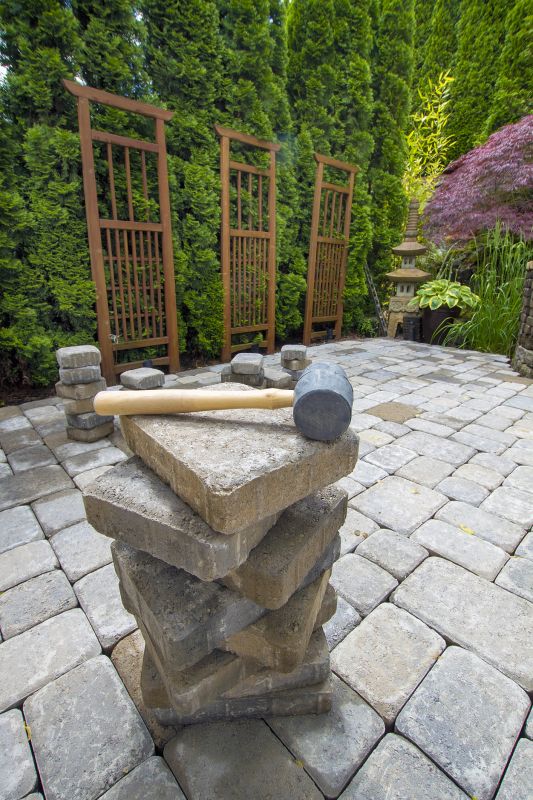 Products For Paver Patio Installations in use